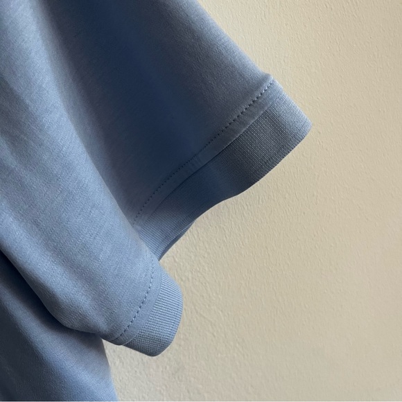 Untuckit short sleeve light blue collared shirt size XXL - Picture 8 of 10